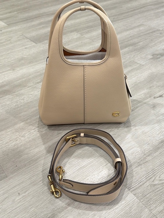 Coach Handbags - Coach Lana Shoulder Bag 23 in Brass Ivory w/ detachable strap USED READ
